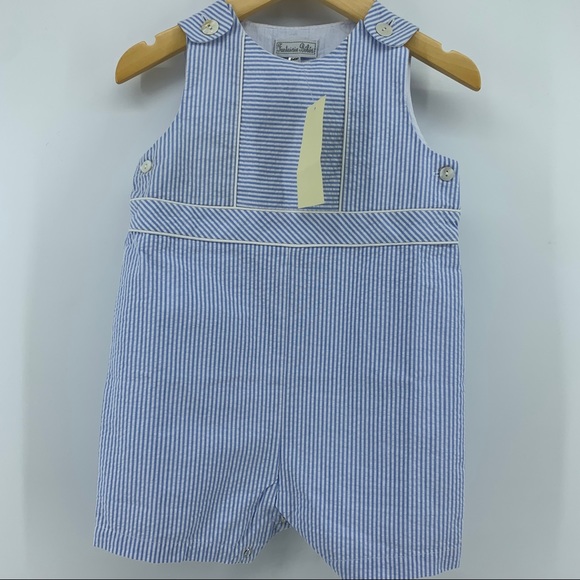 Fantasie Babies seersucker shortall - 24 months - Picture 2 of 4